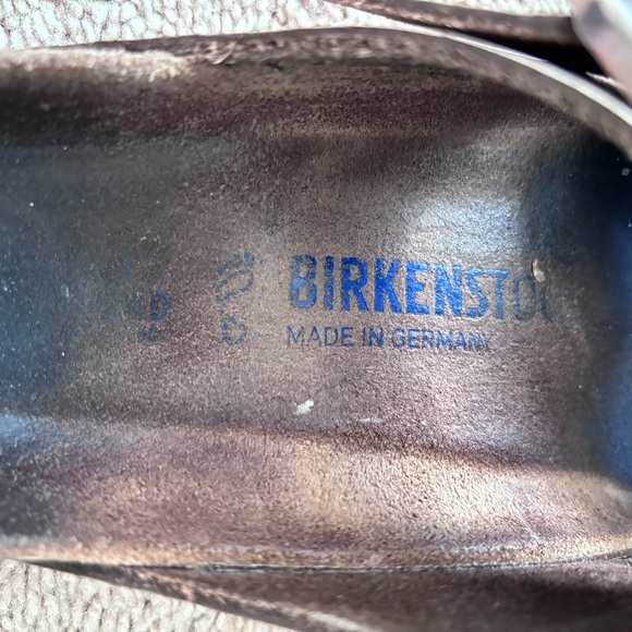 Birkenstock rose gold soft footbed sandals - Picture 3 of 5